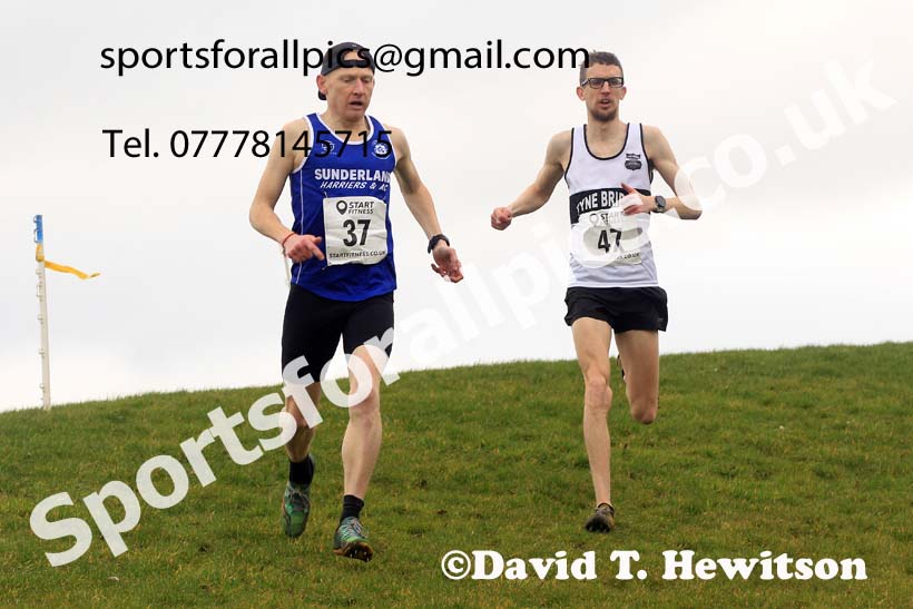Mens 35 to 64 2023 NEMAA Cross Country, Croft Circuit, North Yorkshire. Photo: David T. Hewitson/Sports for All Pics
